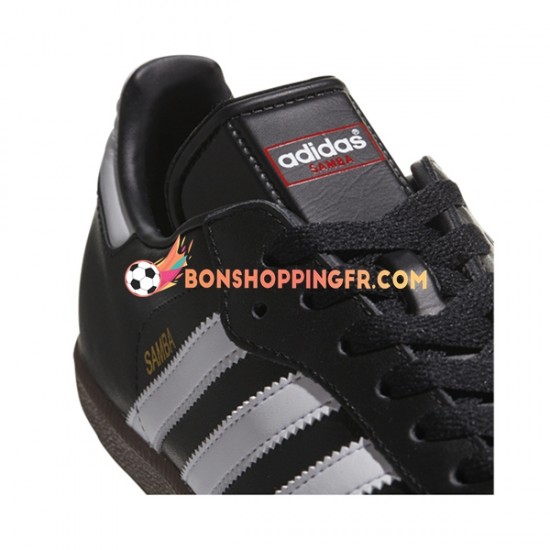 Adidas Classic Samba Hallenschuh Leder Chaussures de football Blanc Noir