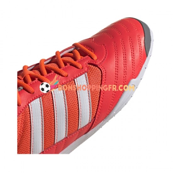 Adidas Classic Super Sala IN Halle White Chaussures de football Rouge