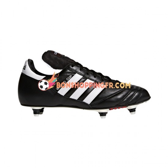 Adidas Classic World Cup SG Chaussures de football Blanc Noir