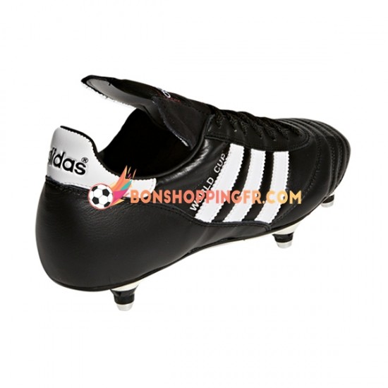 Adidas Classic World Cup SG Chaussures de football Blanc Noir