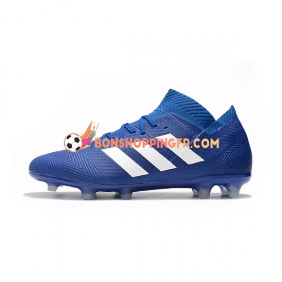 Adidas Nemeziz8.1 FG Chaussures de football Bleu Blanc