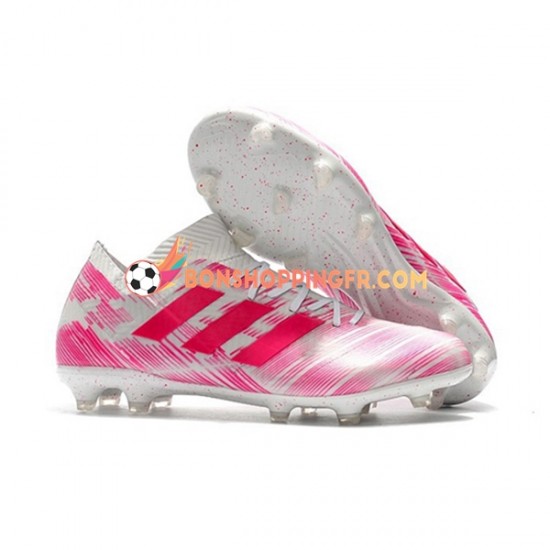 Adidas Nemeziz8.1 FG Chaussures de football Rose Blanc