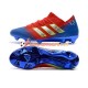 Adidas Nemeziz8.1 FG Chaussures de football Rouge Bleu Blanc