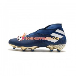 Adidas Nemeziz9 FG Chaussures de football Bleu Blanc Noir