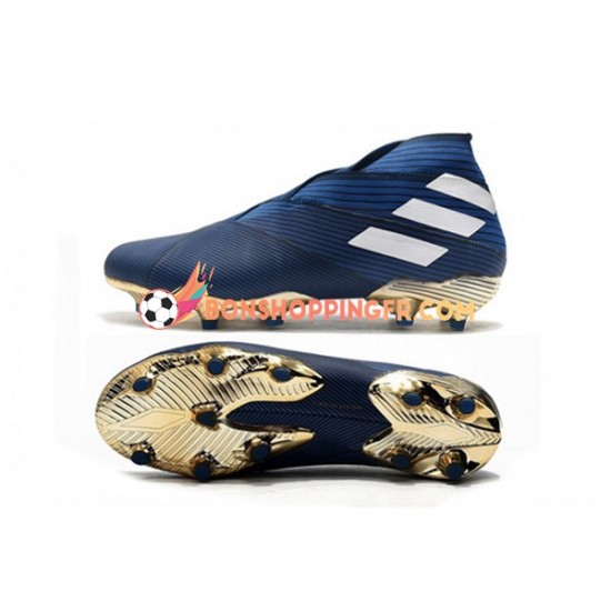 Adidas Nemeziz9 FG Chaussures de football Bleu Blanc Noir