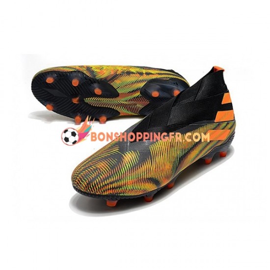 Adidas Nemeziz9 FG Chaussures de football Orange Vert Noir