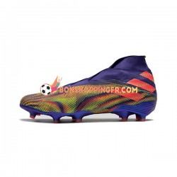 Adidas Nemeziz9 FG Chaussures de football Violet Rose Vert