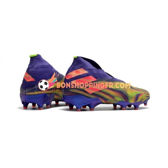 Adidas Nemeziz9 FG Chaussures de football Violet Rose Vert