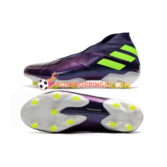 Adidas Nemeziz9 FG Chaussures de football Violet Jaune