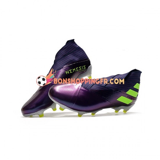 Adidas Nemeziz9 FG Chaussures de football Violet Jaune