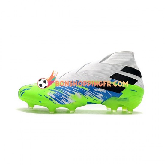 Adidas Nemeziz9 FG Chaussures de football Bleu Blanc Vert