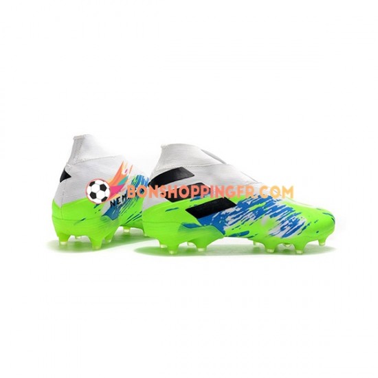 Adidas Nemeziz9 FG Chaussures de football Bleu Blanc Vert