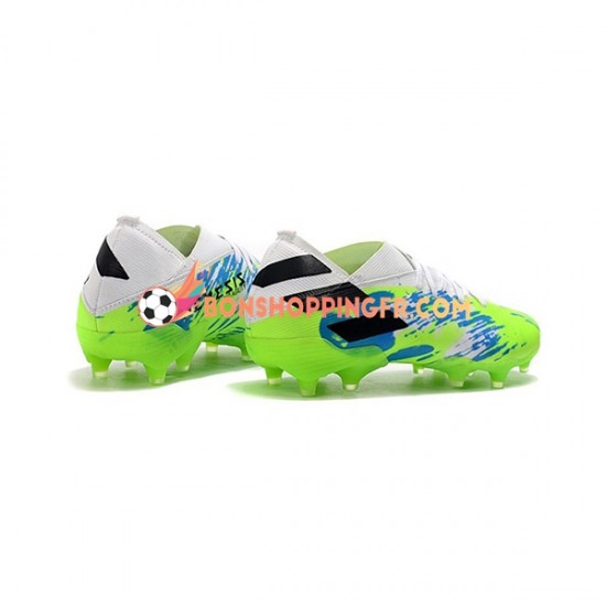 Adidas Nemeziz9.1 FG Chaussures de football Bleu Vert Noir