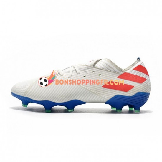 Adidas Nemeziz9.1 FG Chaussures de football Rouge Bleu Blanc