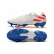 Adidas Nemeziz9.1 FG Chaussures de football Rouge Bleu Blanc