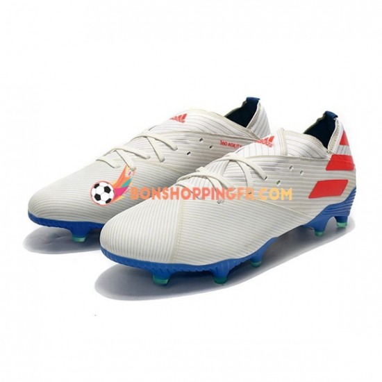 Adidas Nemeziz9.1 FG Chaussures de football Rouge Bleu Blanc