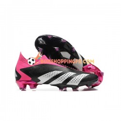 Adidas Predator ACCURACY FG Chaussures de football Rose Blanc Noir