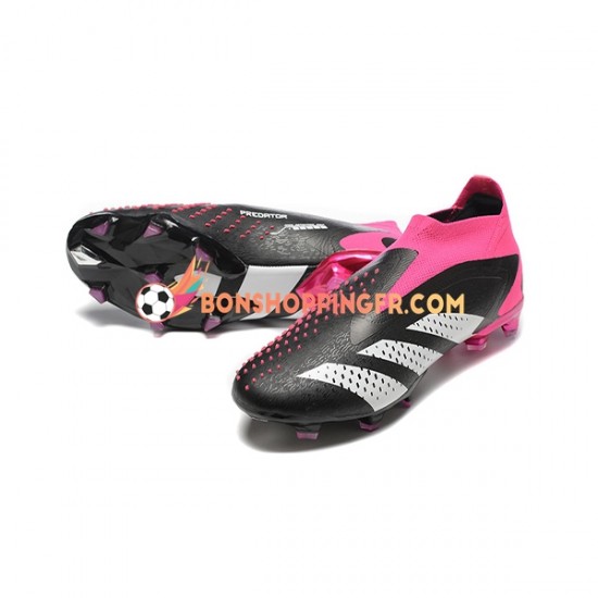 Adidas Predator ACCURACY FG Chaussures de football Rose Blanc Noir