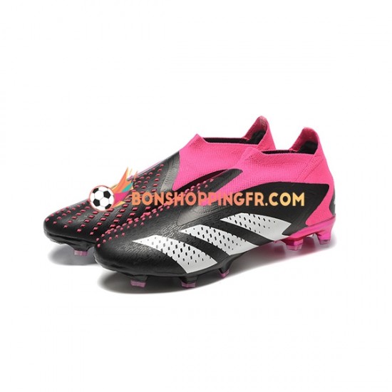 Adidas Predator ACCURACY FG Chaussures de football Rose Blanc Noir