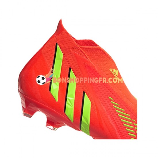 Adidas Predator EDGE AG Game Data Chaussures de football Rouge Vert