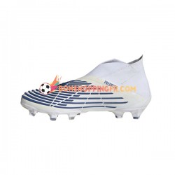 Adidas Predator EDGE FG Diamond Edge Chaussures de football Bleu Blanc