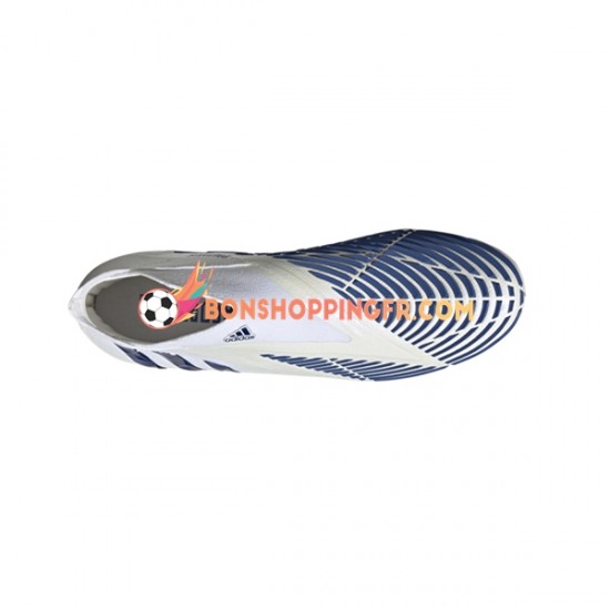 Adidas Predator EDGE FG Diamond Edge Chaussures de football Bleu Blanc