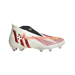 Adidas Predator EDGE FG Showdown Chaussures de football Rouge Or Blanc