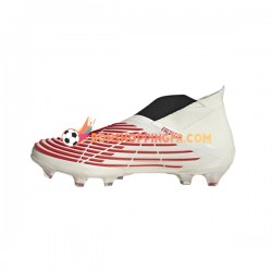 Adidas Predator EDGE FG Showdown Chaussures de football Rouge Or Blanc