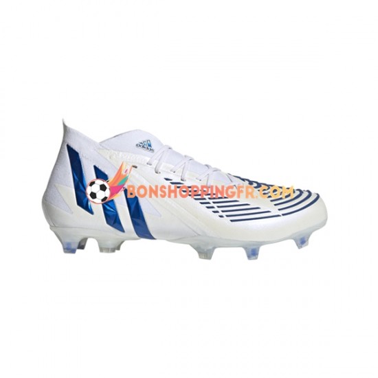 Adidas Predator EDGE.1 FG Diamond Edge Chaussures de football Bleu Blanc