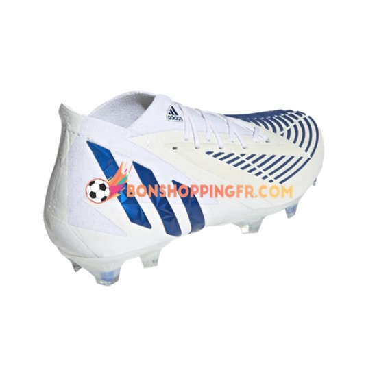 Adidas Predator EDGE.1 FG Diamond Edge Chaussures de football Bleu Blanc