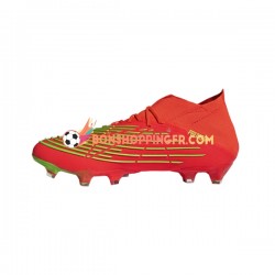 Adidas Predator EDGE.1 FG Game Data Chaussures de football Rouge Vert