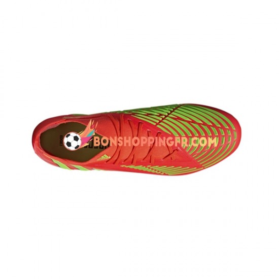 Adidas Predator EDGE.1 FG Game Data Chaussures de football Rouge Vert