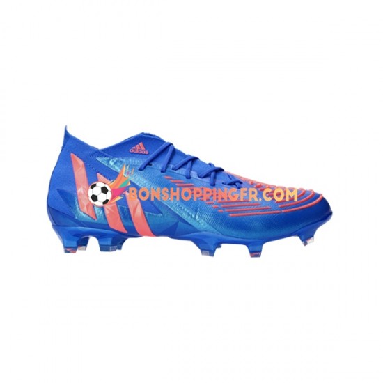 Adidas Predator EDGE.1 FG Sapphire Edge Chaussures de football Rouge Bleu