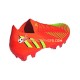 Adidas Predator EDGE.1 L AG Game Data Chaussures de football Rouge Vert