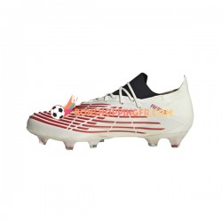 Adidas Predator EDGE.1 L FG Showdown Chaussures de football Rouge Or Blanc