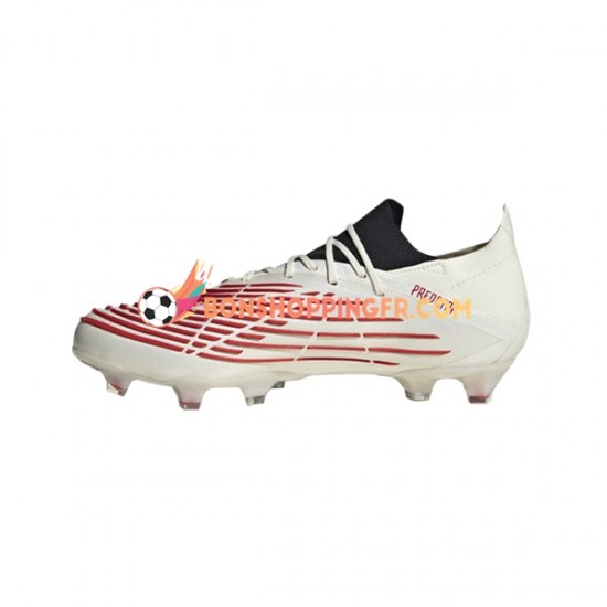Adidas Predator EDGE.1 L FG Showdown Chaussures de football Rouge Or Blanc
