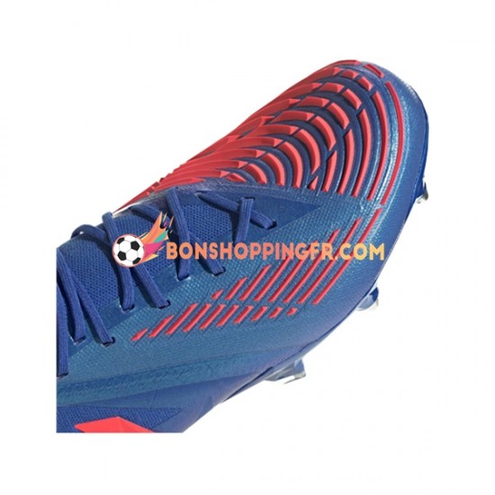 Adidas Predator EDGE.1 SG Sapphire Edge Chaussures de football Rouge Bleu