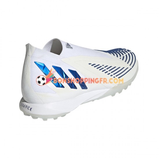 Adidas Predator EDGE.1 TF Diamond Edge Chaussures de football Bleu Blanc