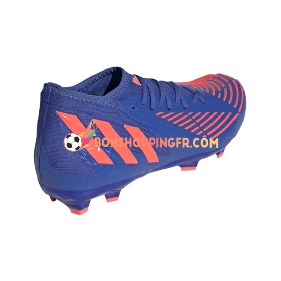 Adidas Predator EDGE.2 FG Sapphire Edge Chaussures de football Rouge Bleu