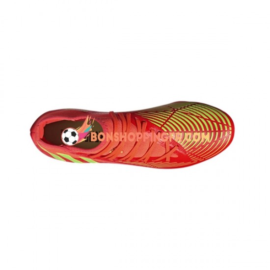 Adidas Predator EDGE.3 FG Game Data Chaussures de football Rouge Vert