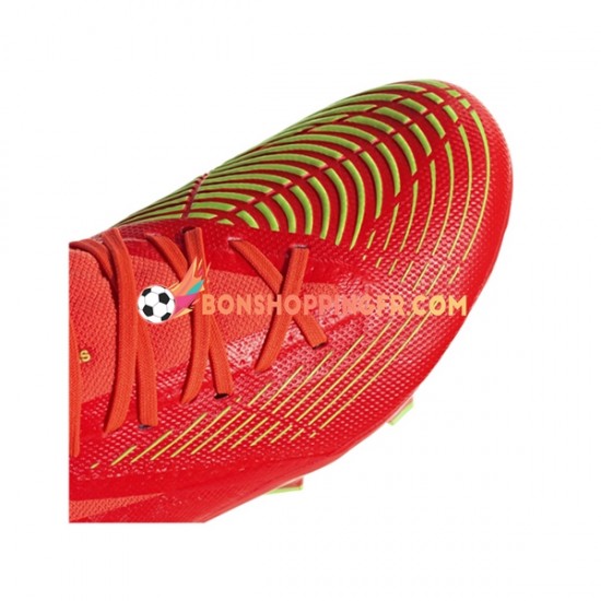 Adidas Predator EDGE.3 FG Game Data Chaussures de football Rouge Vert