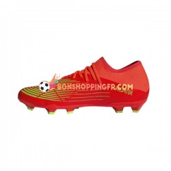 Adidas Predator EDGE.3 L FG Game Data Chaussures de football Rouge Vert