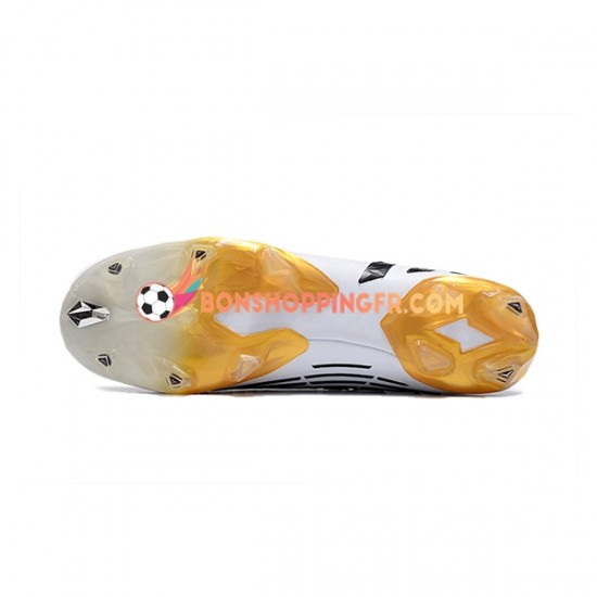 Adidas Predator Edge Geometric FG Chaussures de football Blanc Noir