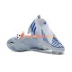 Adidas Predator Edge Geometric FG Chaussures de football Bleu Blanc
