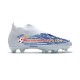 Adidas Predator Edge Geometric FG Chaussures de football Bleu Blanc