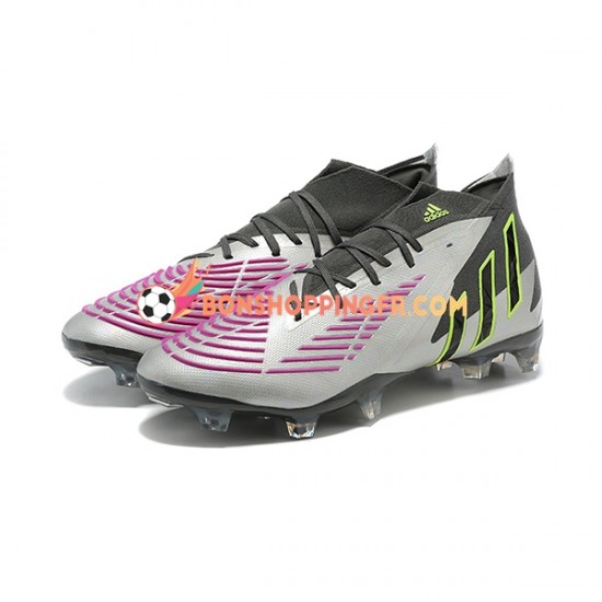 Adidas Predator Edge Geometric.1 FG Chaussures de football Violet Blanc