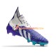 Adidas Predator FREAK FG Chaussures de football Violet Blanc