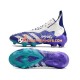 Adidas Predator FREAK FG Chaussures de football Violet Blanc