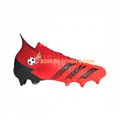 Adidas Predator FREAK.1 SG Meteorite Chaussures de football Rouge Noir