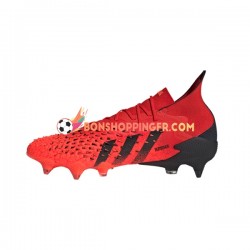 Adidas Predator FREAK.1 SG Meteorite Chaussures de football Rouge Noir
